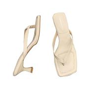 Chanclas para mujer, ortopédicas, ergonómicas y antideslizantes, cómodas, ligeras, con puntera, Blanco, 38 EU 3X-Estrecho
