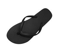 Chanclas para mujer, pantuflas de verano, ortopédicas, ergonómicas y antideslizantes, ligeras, cómodas, informales, para playa, vacaciones, sandalias, Negro , Medium Ancho