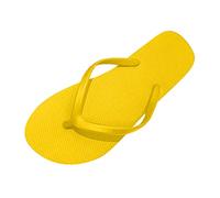 Chanclas para mujer, pantuflas de verano, ortopédicas, ergonómicas y antideslizantes, ligeras, cómodas, informales, para playa, vacaciones, sandalias, amarillo, Small Ancho