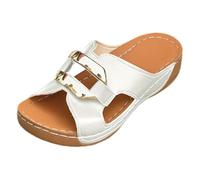 Chanclas Piscina Mujer Hotel, Zapatillas Verano Mujer Casa Barefoot, Sandalias Flip Flop Pantuflas con Puntera Playa Informal: CuñA DíAs Relajados Y Actividades Al Aire Libre Slippers Chanclas