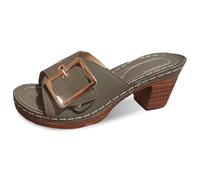 Chanclas Piscina Mujer Plataforma, Zapatillas Verano Mujer Casa Barefoot, Sandalias Dedo Pantuflas Uso Diario Informales con Puntera Cuero Y TacóN CuñA CóModas Sin Chanclas Slippers