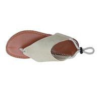 Chanclas planas de punta abierta para mujer, con correa de tobillo ajustable, color liso, transpirables, sandalias de verano cómodas, sandalias de playa ligeras y antideslizantes, sandalias al aire