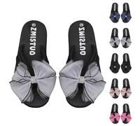 Chanclas planas para mujer con puntera de clip, cómodas para yoga, ligeras, puntera abierta, lavables, para verano, al aire libre, playa, vacaciones, Purple, 37.5 EU
