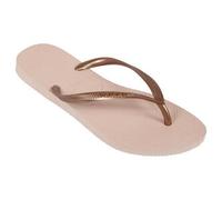 Chanclas playa Mujer Havaianas dedo rosa dorado 41/42