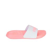 PUMA Popcat 20 JR Slide Sandal, Blanco-Rosa Salvaje, 5 UK, Puma Blanco y rosa salvaje, 38 EU