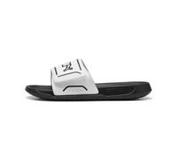 PUMA Royalcat Comfort 2, Sandalias deslizantes Unisex Adulto, Blanco White/Negro Black, 43 EU