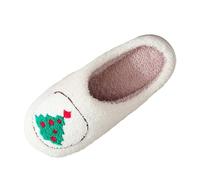Chanclas sanitarias de invierno zapatillas cómodas zapatos cálidos para el hogar zapatillas en oferta, Blanco C, 45 EU