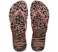 Chanclas Slim Animals Mix Mujer Talla 41/42. Color Rosa