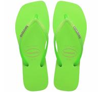 Chanclas Slim Square Glitter Neon Mujer Talla 37/38. Color Verde