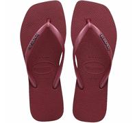 Chanclas Slim Square Logo Metallic Mujer Talla 39/40. Color Rojo