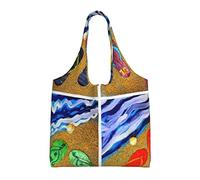 Chanclas unisex reutilizables, plegables, informales, elegantes, para compras, bolsa de hombro para playa, viajes, trabajo y escuela, Chanclas, Talla única