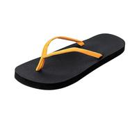 Chanclas vietnamitas para hombre Crr Clip On Leather Extra Large Size Support Mat, Amarillo, 36 2/3 EU