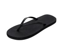 Chanclas vietnamitas para hombre Crr Clip On Leather Extra Large Size Support Mat, Black, 41 1/3 EU