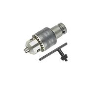 CHANCS 3/8-24UNF 1.5mm-10mm Llave de Portabrocas Adaptador de Cambio Rápido Accesorios de Taladro con Adaptador de Vaso Cuadrado de 1/2" para Taladro Llave de Impacto Aéreo