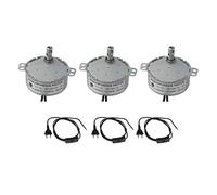 CHANCS 3 uds Motor eléctrico TYC-50 220V 2,5-3 RPM Motor sincronizado con Interruptor de lámpara de 1,8 m de Longitud Enchufe de extensión de Cable de alimentación