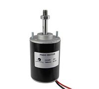 CHANCS 30W Motor DC de imán permanente CH-3420 24V 7000RPM CW/CCW Motorreductor eléctrico reversible de alta velocidad y bajo ruido para generador DIY Motor DC de velocidad ajustable
