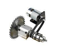 CHANCS 775 DIY Sierra de Mesa Mini Sierra Circular Eléctrica DC 24V 12000RPM Mini Motor de Taladro sin Cable para Madera