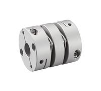 CHANCS D26 L30 Accouplement flexible de roue de moteur de 12 mm d'alésage à 12 mm de serrage serré d'arbre de moteur pour broche de moteur pas à pas
