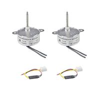 CHANCS Longitud del Eje 46mm 5RPM Motor síncrono de Engranajes TYC-40 DC 12V para Fibra óptica Christnas Ornamento Motor eléctrico 2pcs