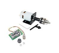 CHANCS Mini Motor Eléctrico 775 DC 12V/24V con Portabrocas y Controlador de Velocidad del Motor PWM DC