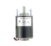 CHANCS Mini Motor Eléctrico de Bajo Ruido CH-3420 12V DC 3500RPM Eje Hueco para Generador DIY