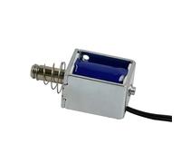 CHANCS Mini solenoide de empuje y tracción DC 3V 5V 6V 7.5mm Solenoide de marco abierto de carrera para cerraduras electrónicas