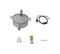 CHANCS Motor síncrono de placa giratoria TYC-50 220V 2.5-3RPM con conector de acoplamiento flexible de 7 mm y interruptor de cable de alimentación de 1,8 m microondas