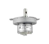 CHANCS Motorreductor de corriente continua JS-50 24V 15RPM Motor de ventilador de cabeza móvil para coche Motor de corriente continua sin escobillas
