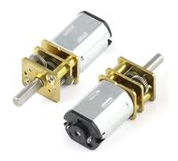 CHANCS N20 petit moteur électrique DC 6V 150RPM longueur d'arbre 10mm petit moteur électrique pour caméra électronique de verrouillage de porte 2PCS
