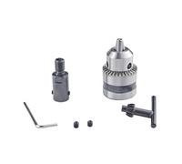 CHANCS Portabrocas de Llave Roscada 1.5-10 3/8-24UNF Taladro de Mano 5MM Taladro de Rosca Fina Juego de Varillas de ConexiónTaladro Eléctrico Adaptador de Portabrocas DIY Taladro Eléctrico