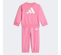 adidas Unisex - Bimbi 0-24 ESSENTIALS BIG LOGOJOGGER, pink fusion/white, 3-4 Years