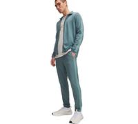 Under Armour Hombre Rival Knit Track Suit, chándal completo suave, ligero y de secado rápido, conjunto de sudadera y pantalones deportivos con bolsillosJasper Blue/Serpentine/Serpentine,LG