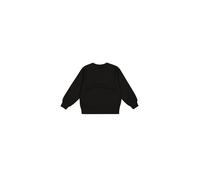 Champion Legacy Script Shop G (405044) -Ultra-Light Soft Compact Powerblend Fleece Crewneck & Rib Cuffs Chandal Bebe, Negro (KK001), 7-8 años para Niñas