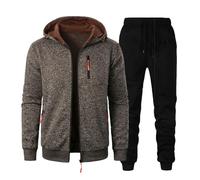 Chándal Completo para Hombre Conjunto de Casa Hombre Deportivo Trajes Deportivos Invernales con Bolsillos Sudadera y Pantalón de Jogging Oferta de Trajes para Hombre Carrera Tracksuit Dos Piezas