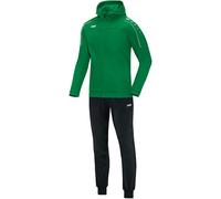 JAKO Chándal infantil de poliéster Classico con capucha, color verde, 164, M9450