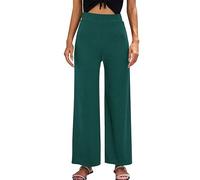 Chandal Conjunto Mujer Invierno OtoñO Mallas Pantalones Casuales Mujer Pantalones Anchos Talle Color sólido Pantalones Casuales Conjuntos De Punto Mujer Talla Grande Pieces (Green, XL)