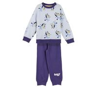 Chándal de Bluey - Conjunto Completo de 2 Piezas - Talla 2 Años - Elaborado con Algodón y Poliéster - Color Azul - Camiseta de Manga Larga Incluida - Producto Original Diseñado en España