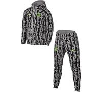 Chándal De Fútbol Tejido Con Capucha Para Hombre Nike Fc Barcelona Third, Black/Pewter Grey/Lime Blast, FQ3038-010, 3XL