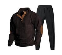 Chándal de hombre deportivo para gimnasio, transpirable, sudaderas y pantalones de fitness, cómodo, holgados, informales, ligeros, chándales de gimnasia otoño-invierno con bolsillos completo para