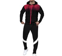 Chándal de hombre deportivo transpirable cómodo sudaderas con capucha y pantalones gimnasio anchos jogging conjuntos deportivos Streetwear Otoño Invierno Set Tracksuit Con Bolsillos Casual Completo
