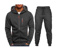 Chándal de hombre deportivo transpirable Fitness Sudaderas con capucha y pantalones gimnasio jogging anchos conjuntos deportivos casuales Y2k Set Tracksuit Streetwear Manga Larga Chándal de Gimnasia