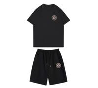 Chándal Dellafuente para Hombre,Dellafuente F.C Chandal Hombre y Mujeres Camiseta de Manga Corta con Pantalones Cortos Y2K Hip Hop Dellafuente Conjunto de Ropa Informal,Unisex,S-3XL