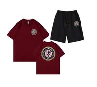 Chándal Dellafuente para Hombre,Dellafuente F.C Chandal Hombre y Mujeres Camiseta de Manga Corta con Pantalones Cortos Y2K Hip Hop Dellafuente Conjunto de Ropa Informal,Unisex,S-3XL