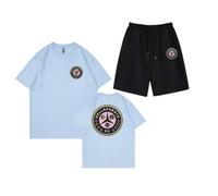 Chándal Dellafuente para Hombre,Dellafuente F.C Chandal Hombre y Mujeres Camiseta de Manga Corta con Pantalones Cortos Y2K Hip Hop Dellafuente Conjunto de Ropa Informal,Unisex,S-3XL