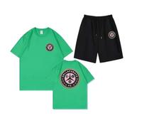 Chándal Dellafuente para Hombre,Dellafuente F.C Chandal Hombre y Mujeres Camiseta de Manga Corta con Pantalones Cortos Y2K Hip Hop Dellafuente Conjunto de Ropa Informal,Unisex,S-3XL