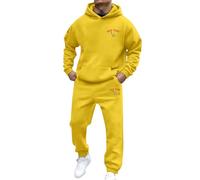 Chándal deportivo para hombre de verano, otoño e invierno, para hombre y mujer, informal, con estampado de letras, conjunto de sudadera deportiva con capucha de manga larga, patrón de costura Western