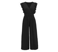 Chándal elegante para mujer, ceremonia curva, mono de una pieza y pelele, mono largo de pierna ancha, pantalón largo elegante, mono de verano elegante