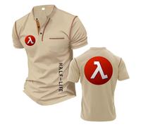 Chándal Henley De Hombre Que Absorbe La Humedad para H.a..lf-L.i.fe Camisetas Polo Cómodas Manga Corta con Estampado Gráfico Entrenamiento Suave-KQiSe||m