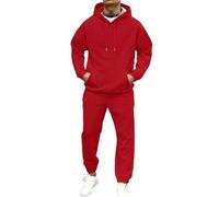 Chandal Hombre Completo Conjunto Deportivo Hombre Jogger Oversize Tácticos Laboral Pantalon Running Flores Equipaciones Tenis Gym Talla Grande Entrenamiento Pants Running Cómodos Ropa 2#rojo S