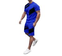 Chandal Hombre Completo Deportivos, Conjunto Deportivo Hombre Algodon, Men'S Suits For Everyday Wear Slim Fit Casual Outfit Stylish Color Blocked Set Perfect For Spring Summer CháNdal Conjuntos